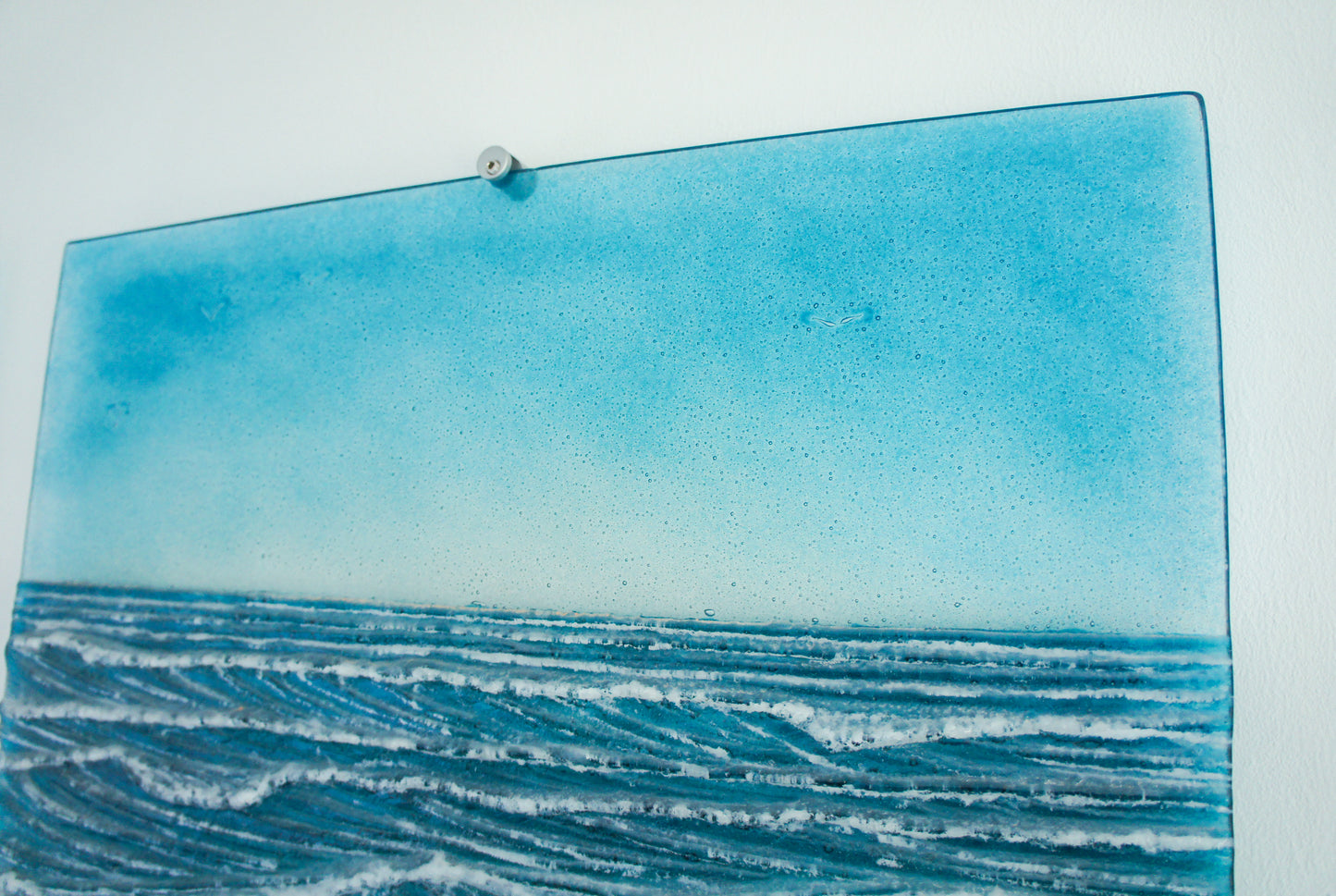 Large Triptych Wave Wall Panels - Left&Right 30x60cm (12x24")/Middle 60x60cm (24x24") with 9 fixings
