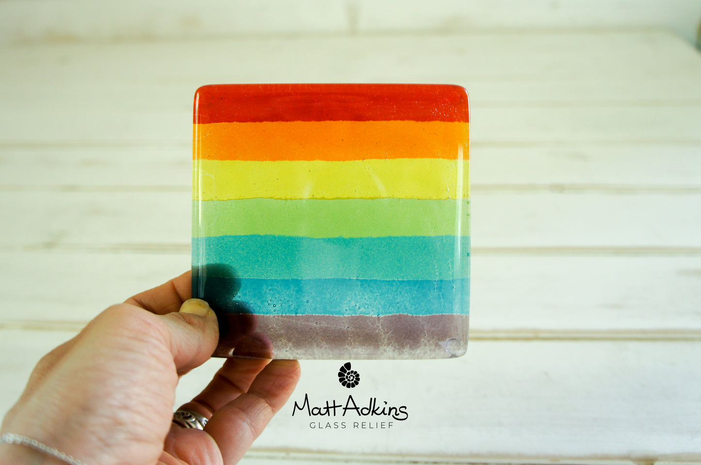 2 Rainbow Coasters