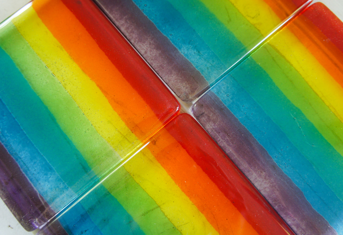 2 Rainbow Coasters