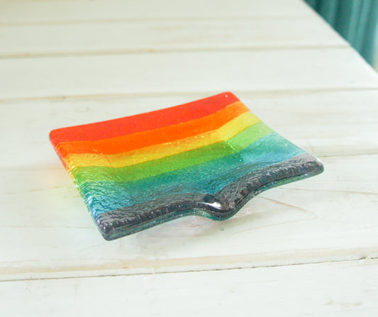 Rainbow Soap Dish 13x10cm(5x4")