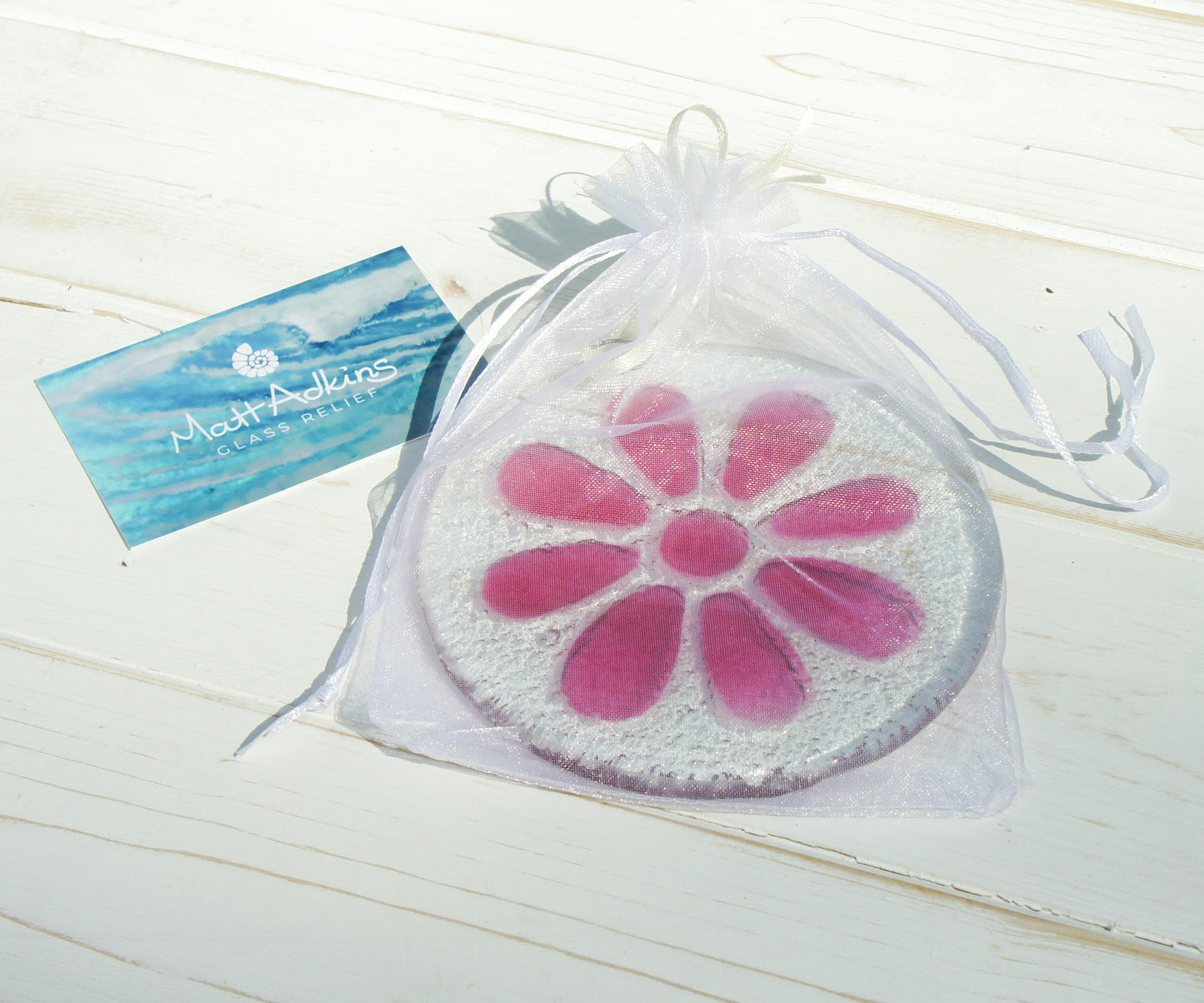 Cherry Daisy Suncatcher - 12cm(5")