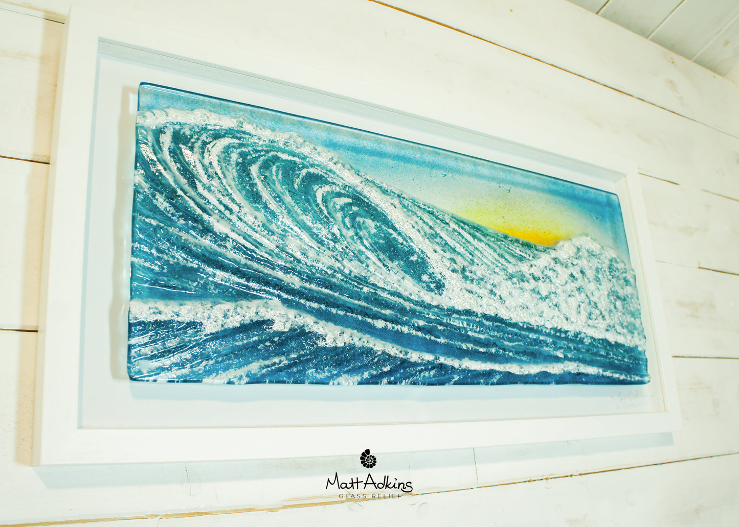 Surfer's Wave wall art frame