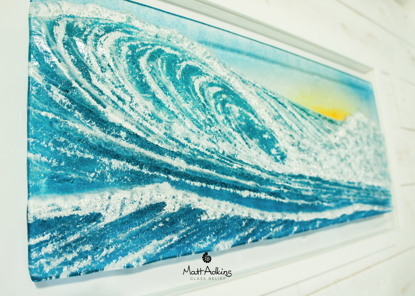 Surfers' Wave Sun Frame - 60x30cm(23x12")