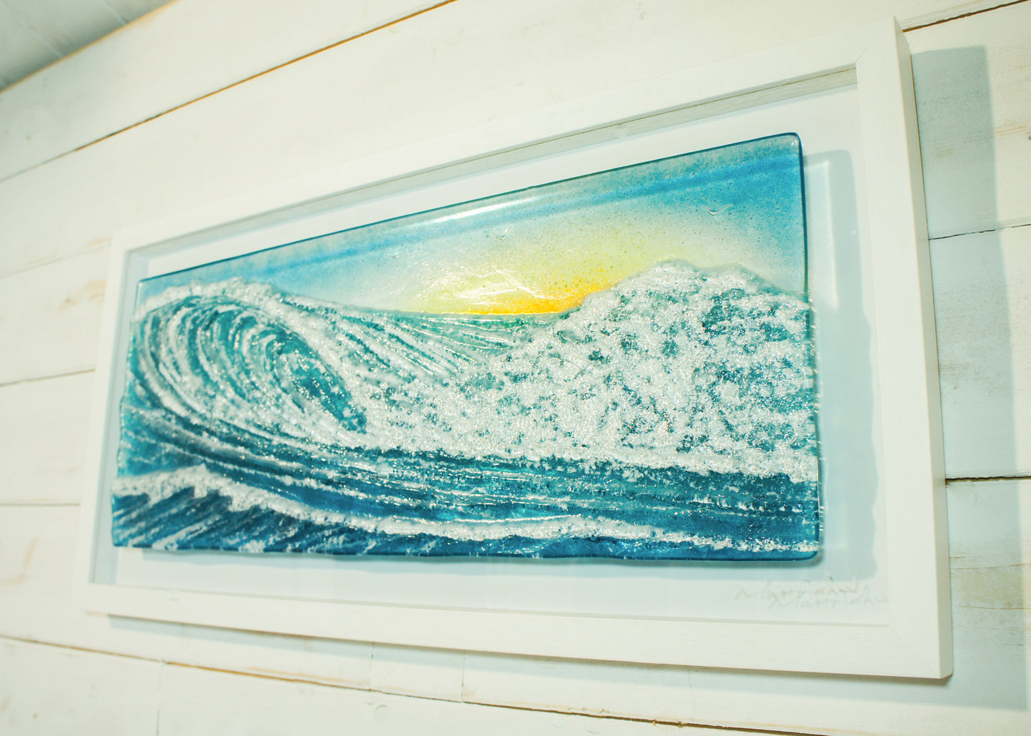 Surfers' Wave Sun Frame - 60x30cm(23x12")