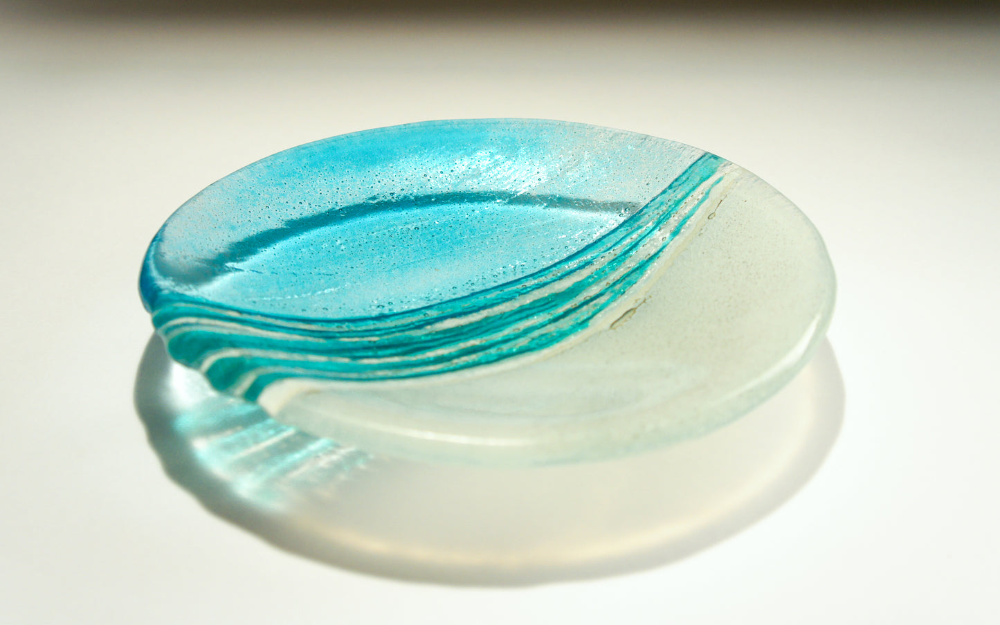 Small Turquoise Beach Bowl - 22.5cm(9")
