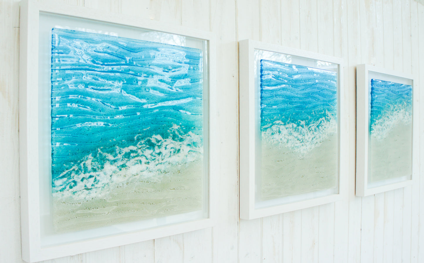 Triptych of Paradise Large Square Frames - 3 Frames at 45x45cm each (17x17")