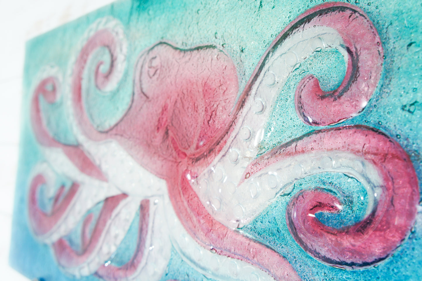 octopus glass art