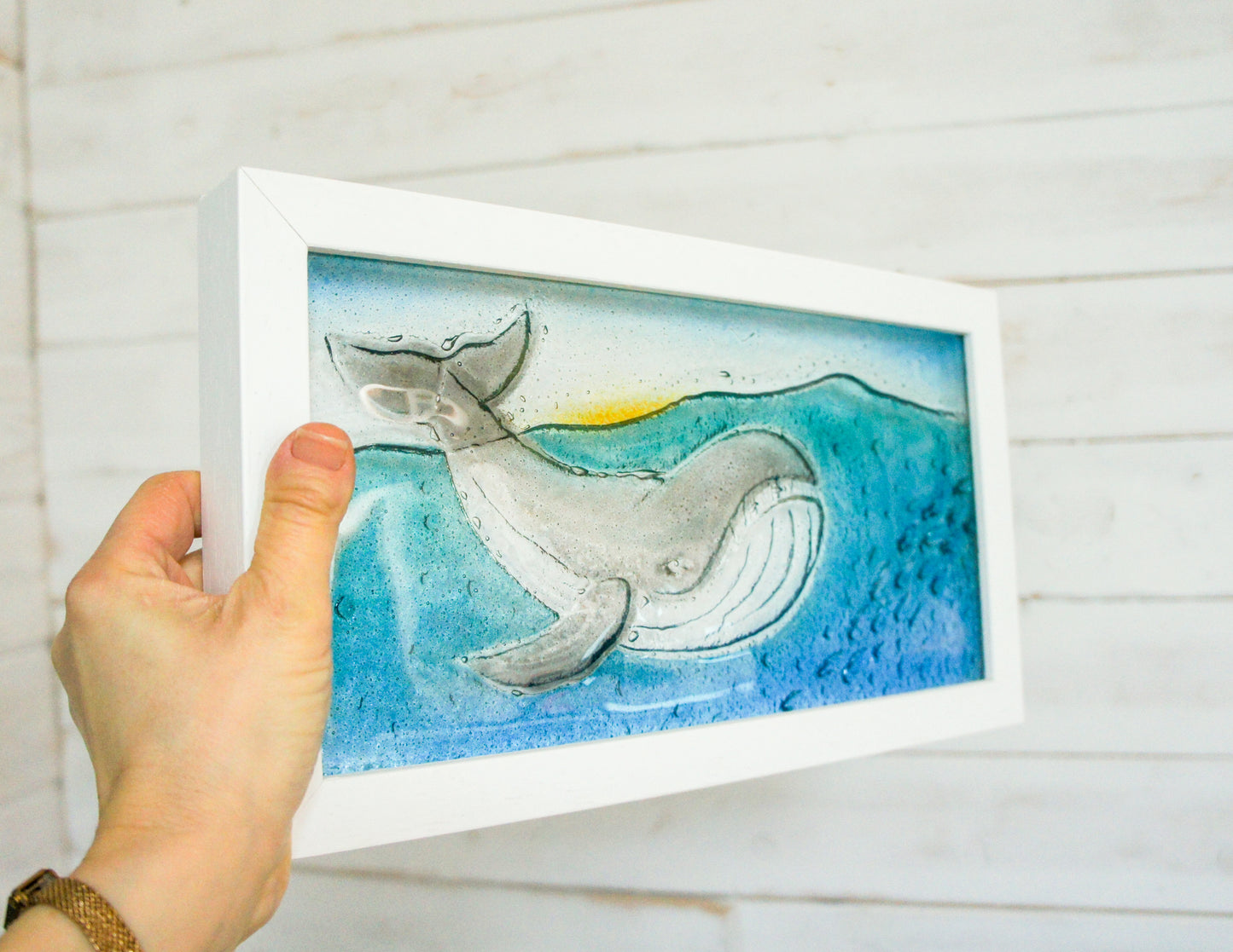 Whale Frame - 34x18cm (13 3/8"x7"