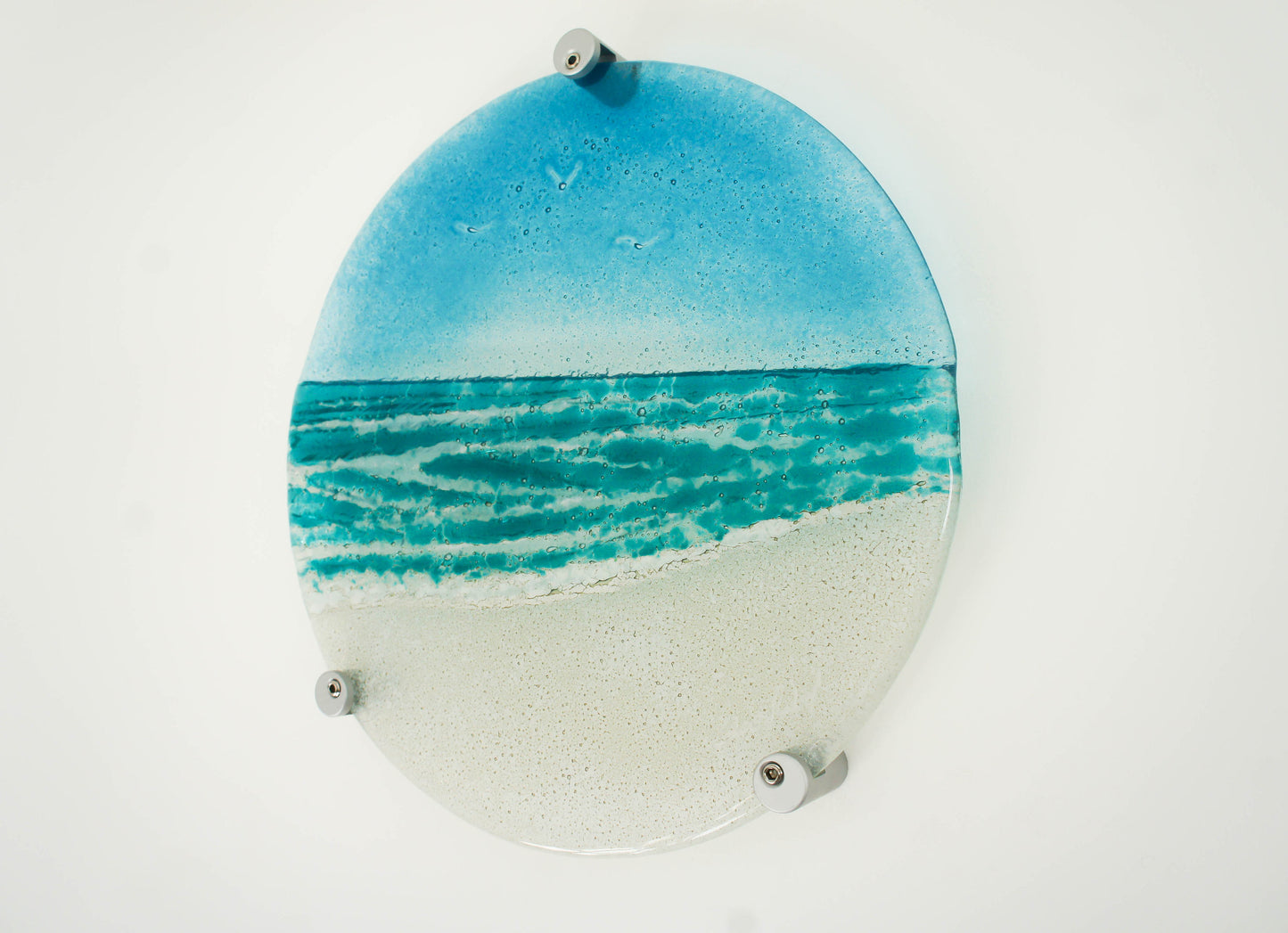 Turquoise Beach Panel - Round - 29cm (10 1/2") with fixings