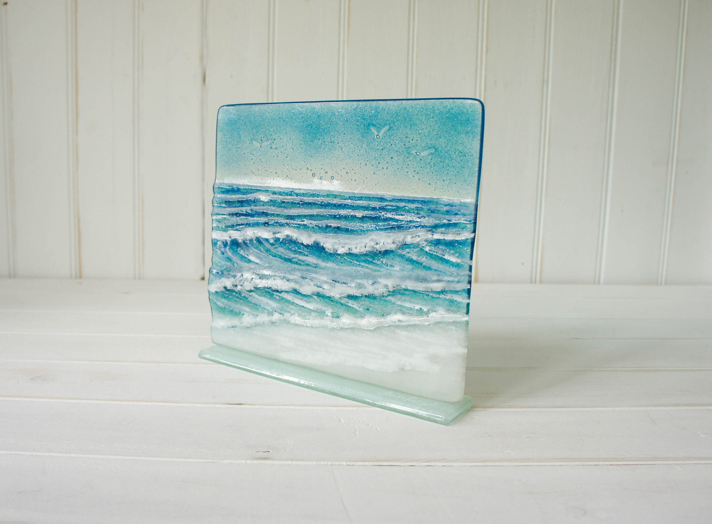 Wave Panel - Model 3 - 22x20cm(8 1/2x7 3/4") on a foot
