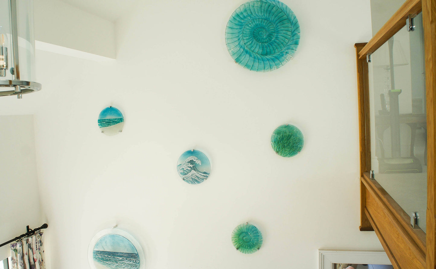 Turquoise Beach Panel - Round - 29cm (10 1/2") with fixings