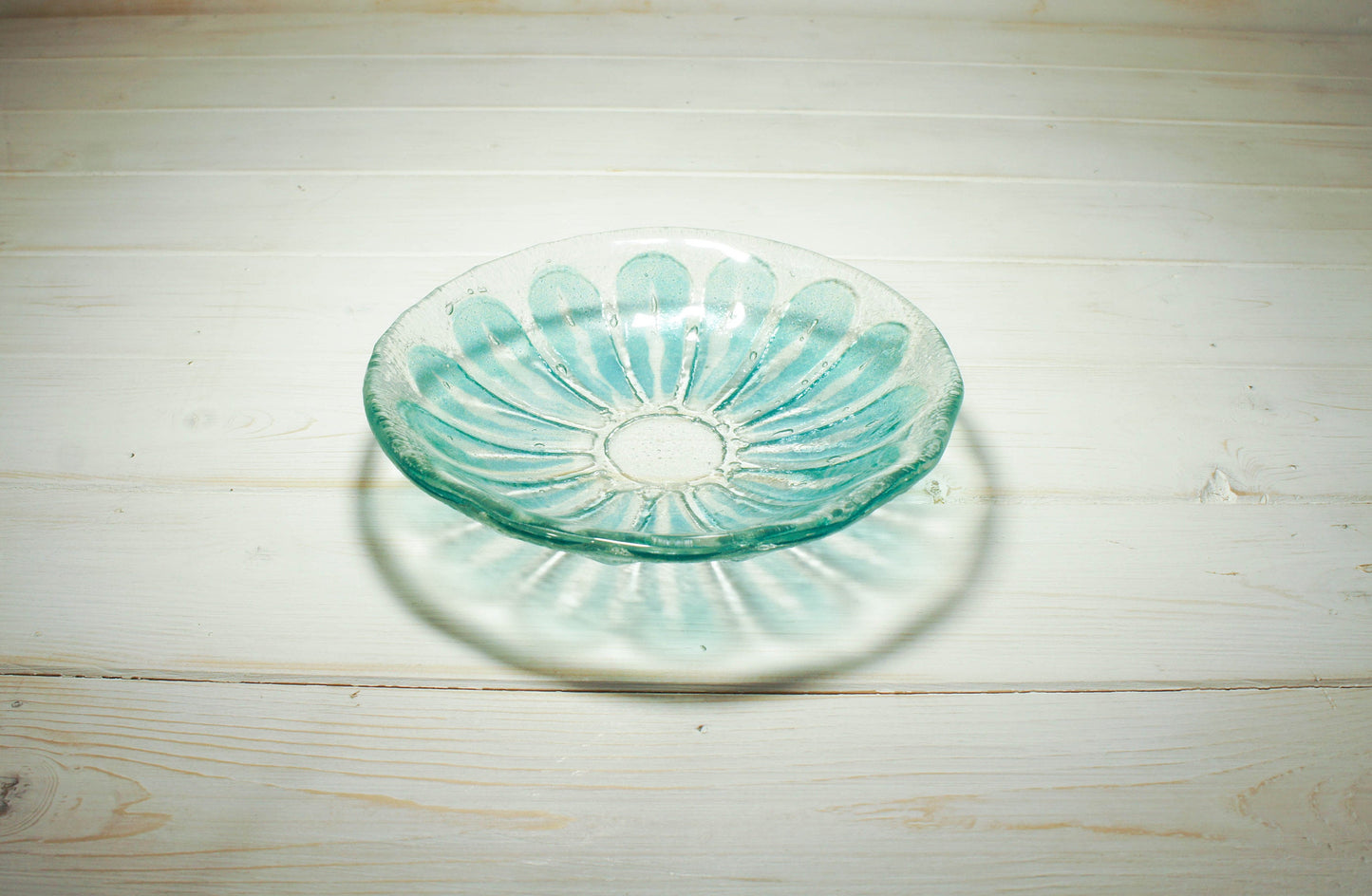 Small Daisy Turquoise Bowl - 20cm(8")