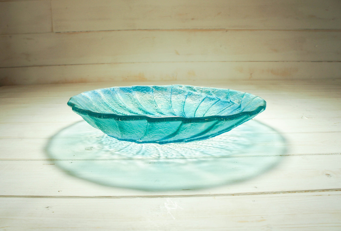 Ammonite Bowl - Blue Turquoise - 29cm(12")