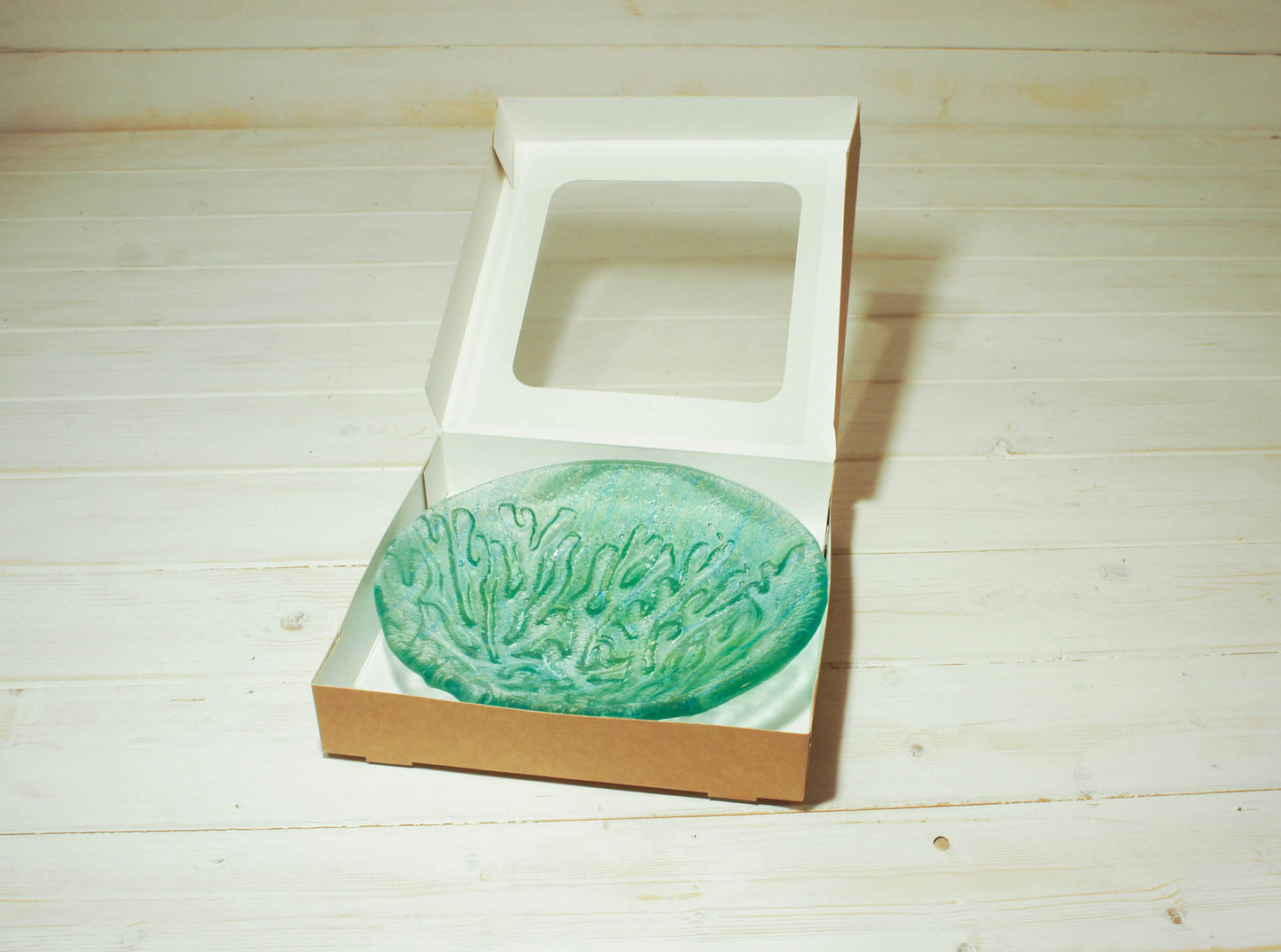 Small Coral Bowl - Turquoise - 20cm(8")