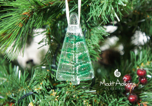 tree green se glass christmas decorations