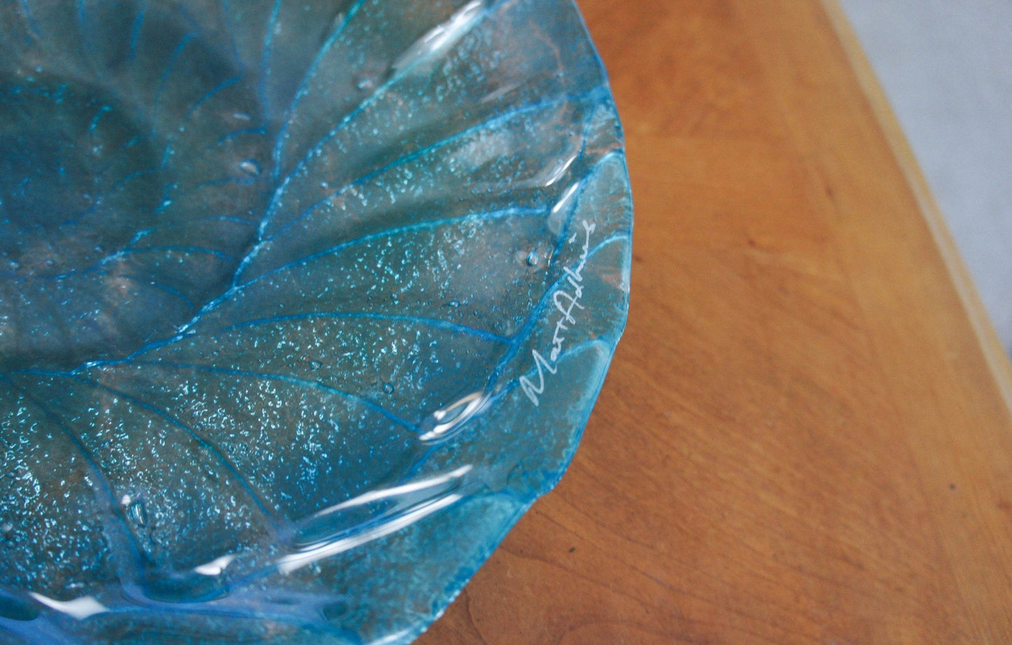 Ammonite Bowl - Blue Turquoise - 29cm(12")