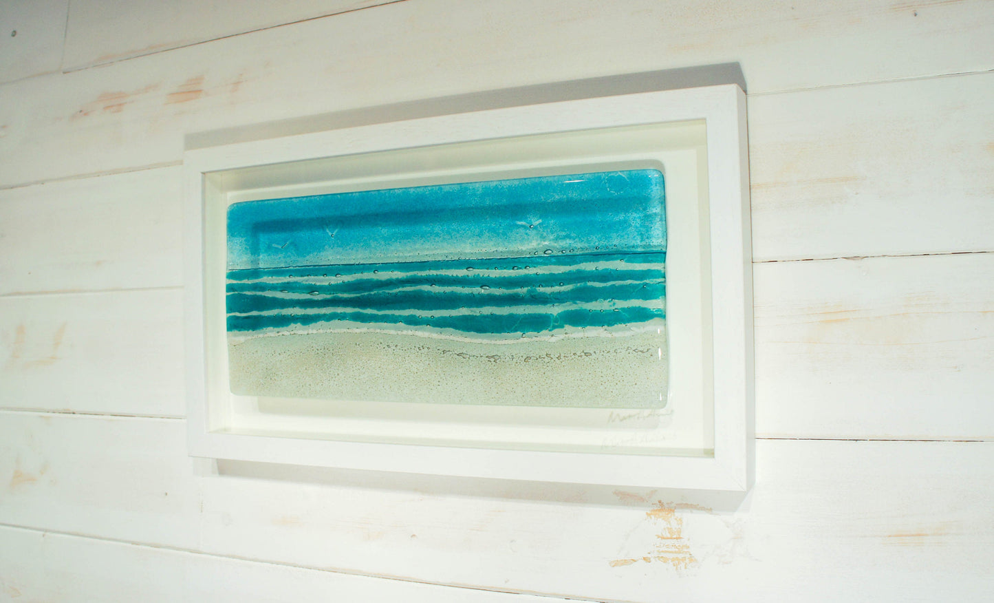 Beach Frame - Large Landscape - Turquoise -  45x25cm(18x10")