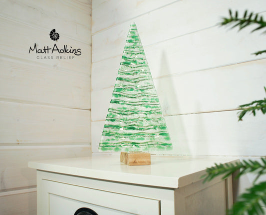 Glass Christmas Tree Decoration