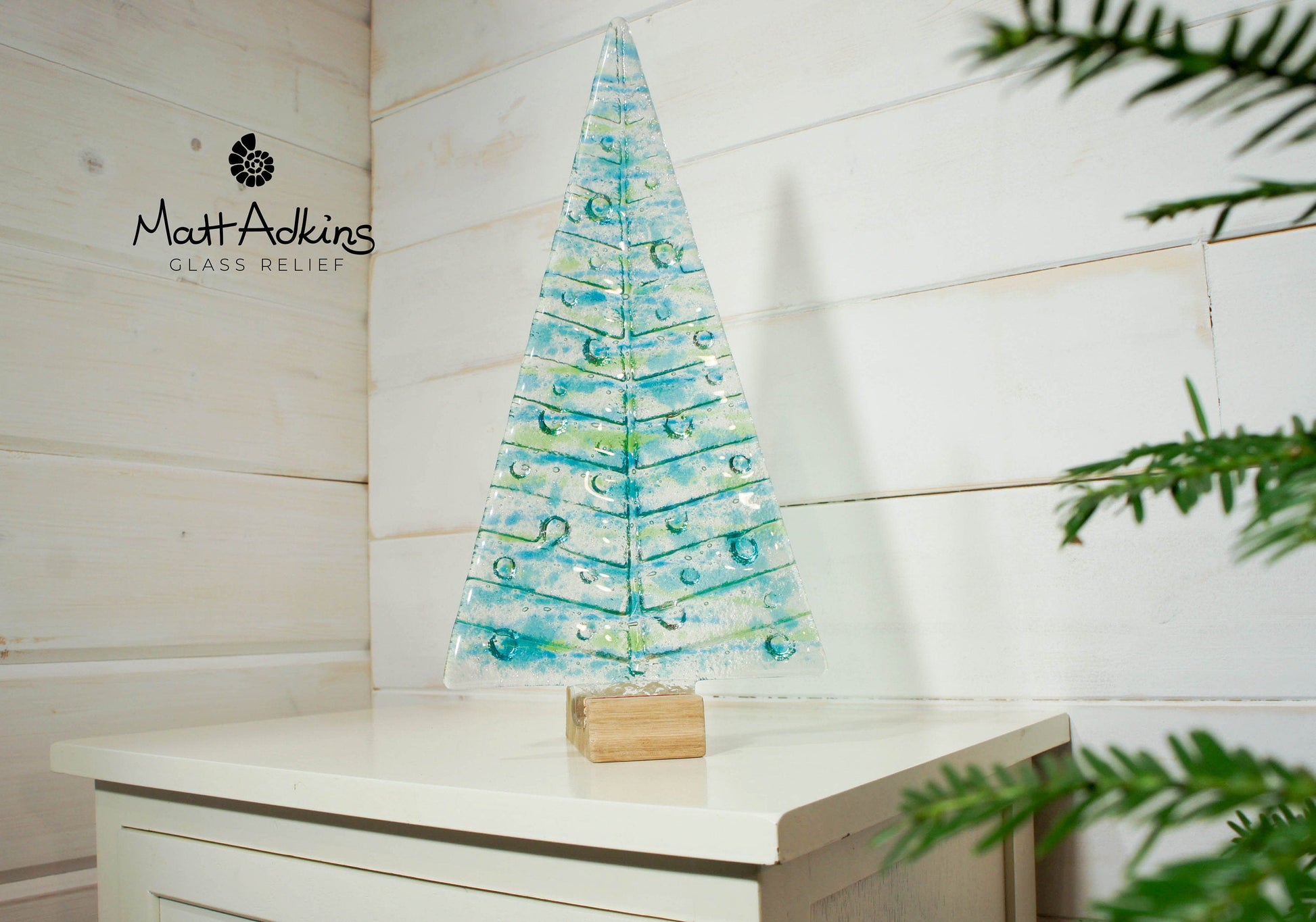 Glass Christmas Tree Decoraiton