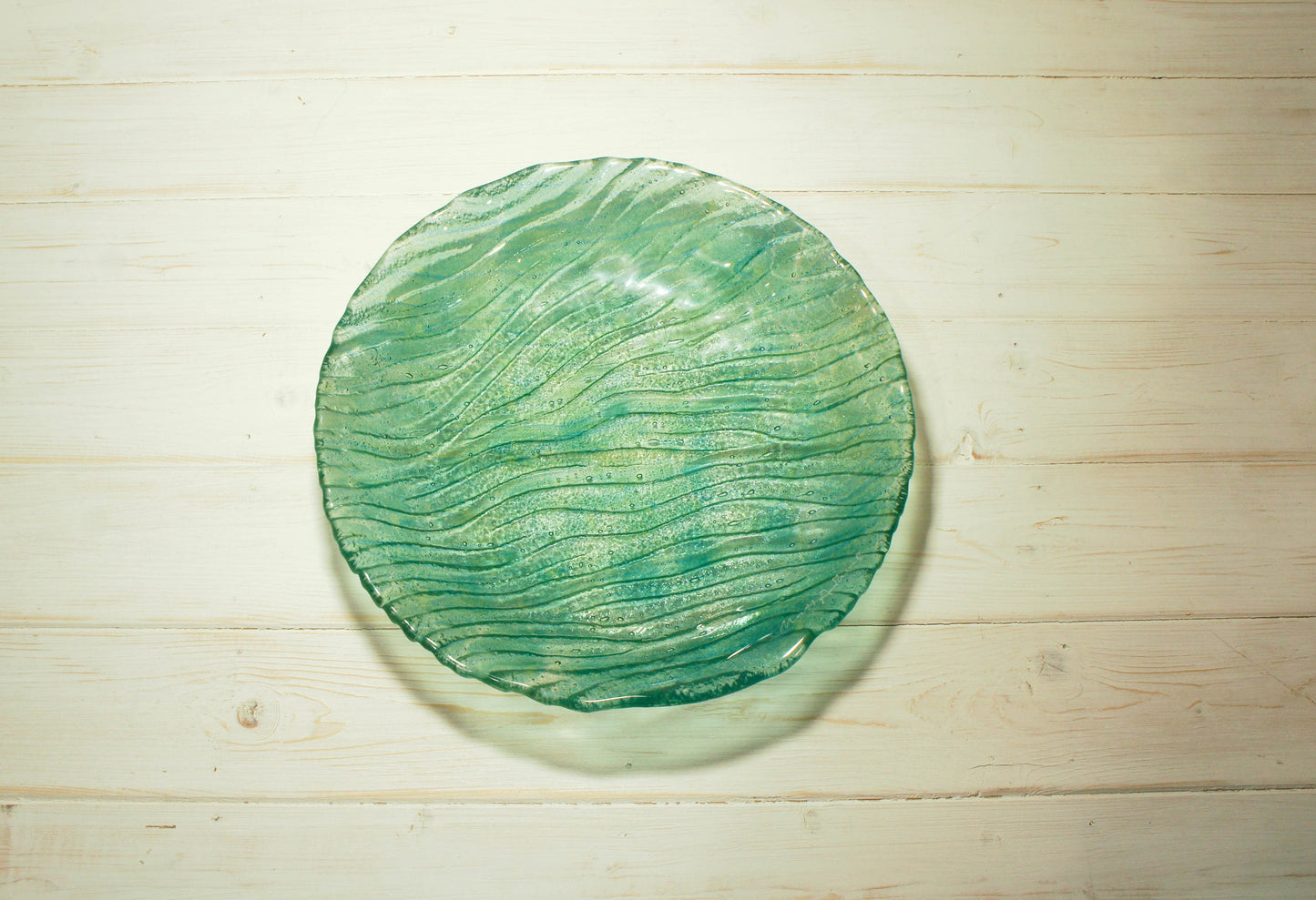 Seabed Turquoise Bowl - Medium - 29cm(11 1/2")
