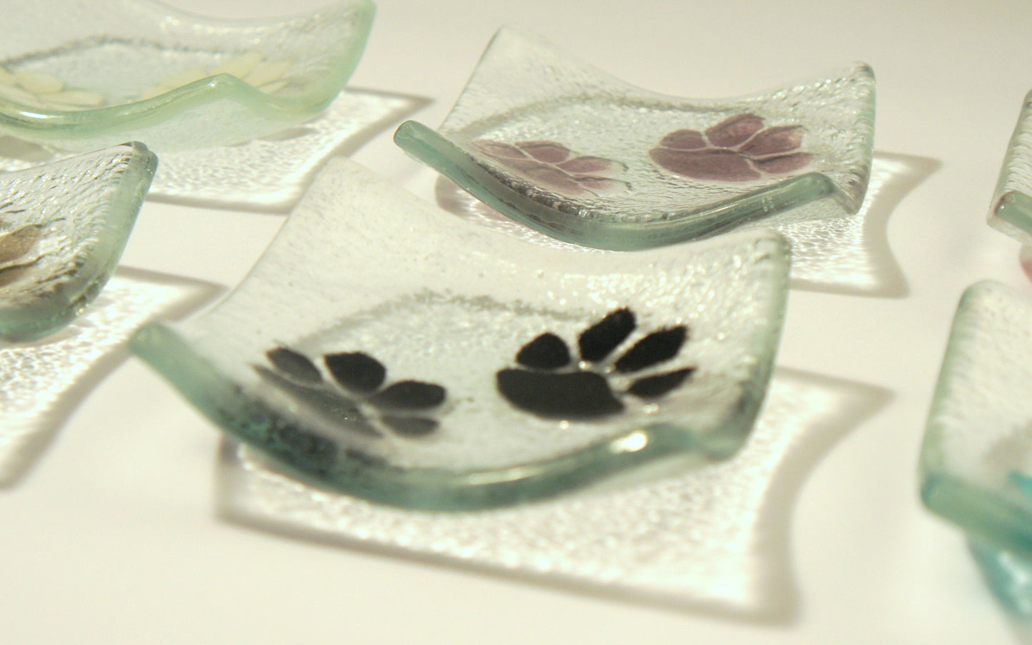 Paw Print Dish - Choose your colour - 10cm(4")