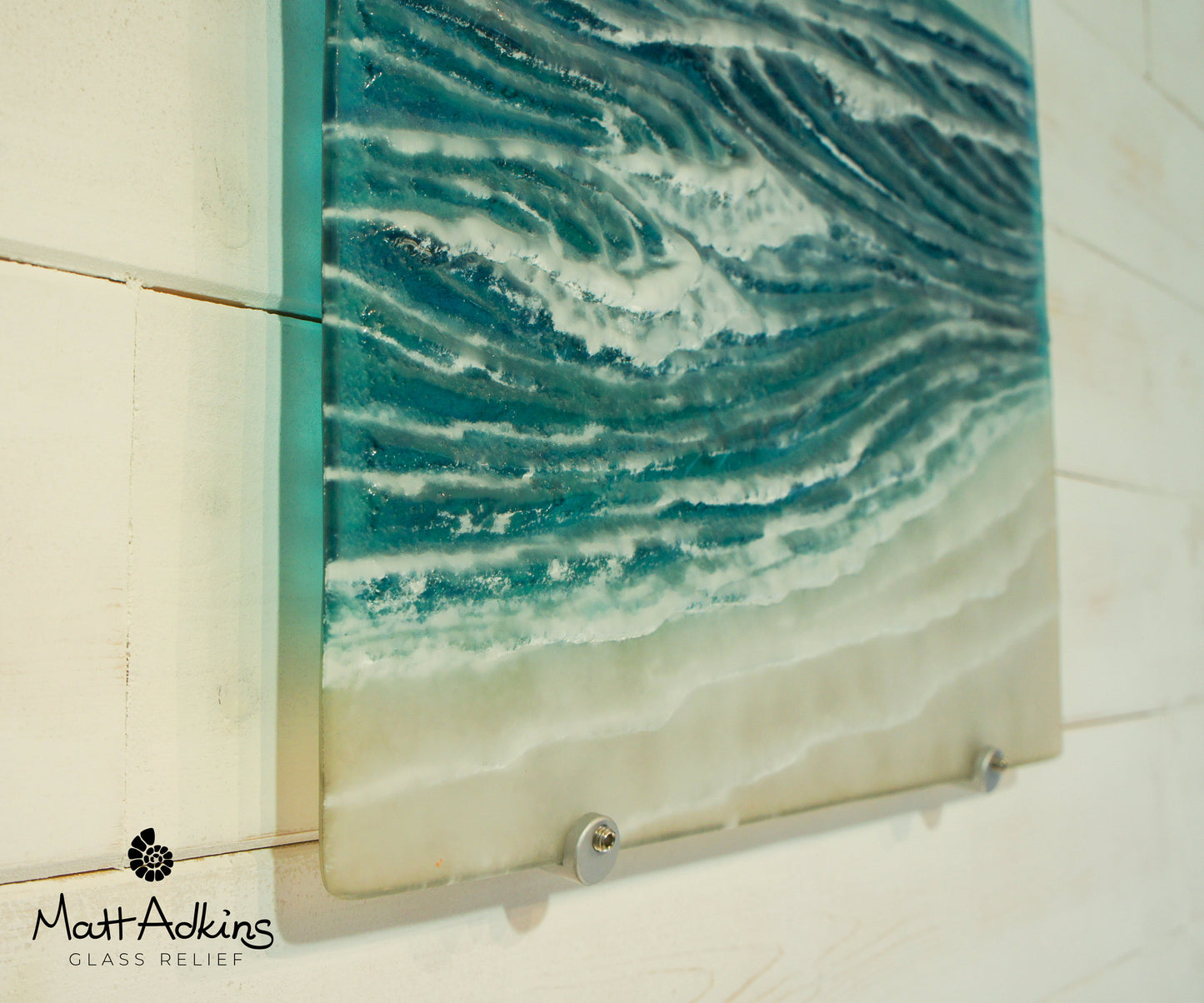 Coastal Wave Panel Sun - Large - 40x40cm (16"x16") with fixings