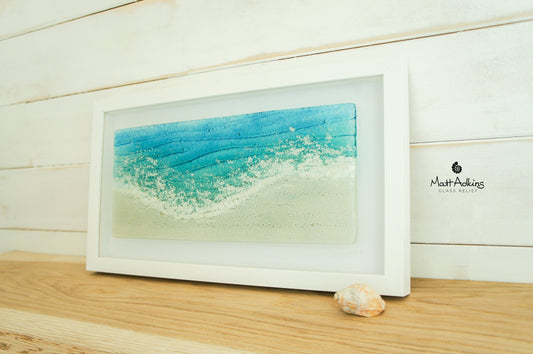 Paradise Frame Medium Landscape Glass Wall Art 