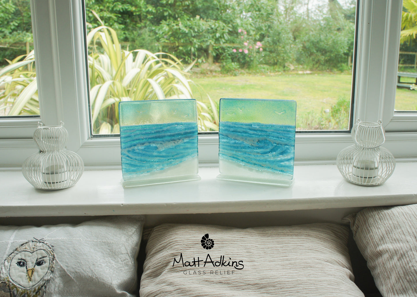 2 Rolling Wave Panels - Model 2 D1&2 - 15cm(6") on a foot