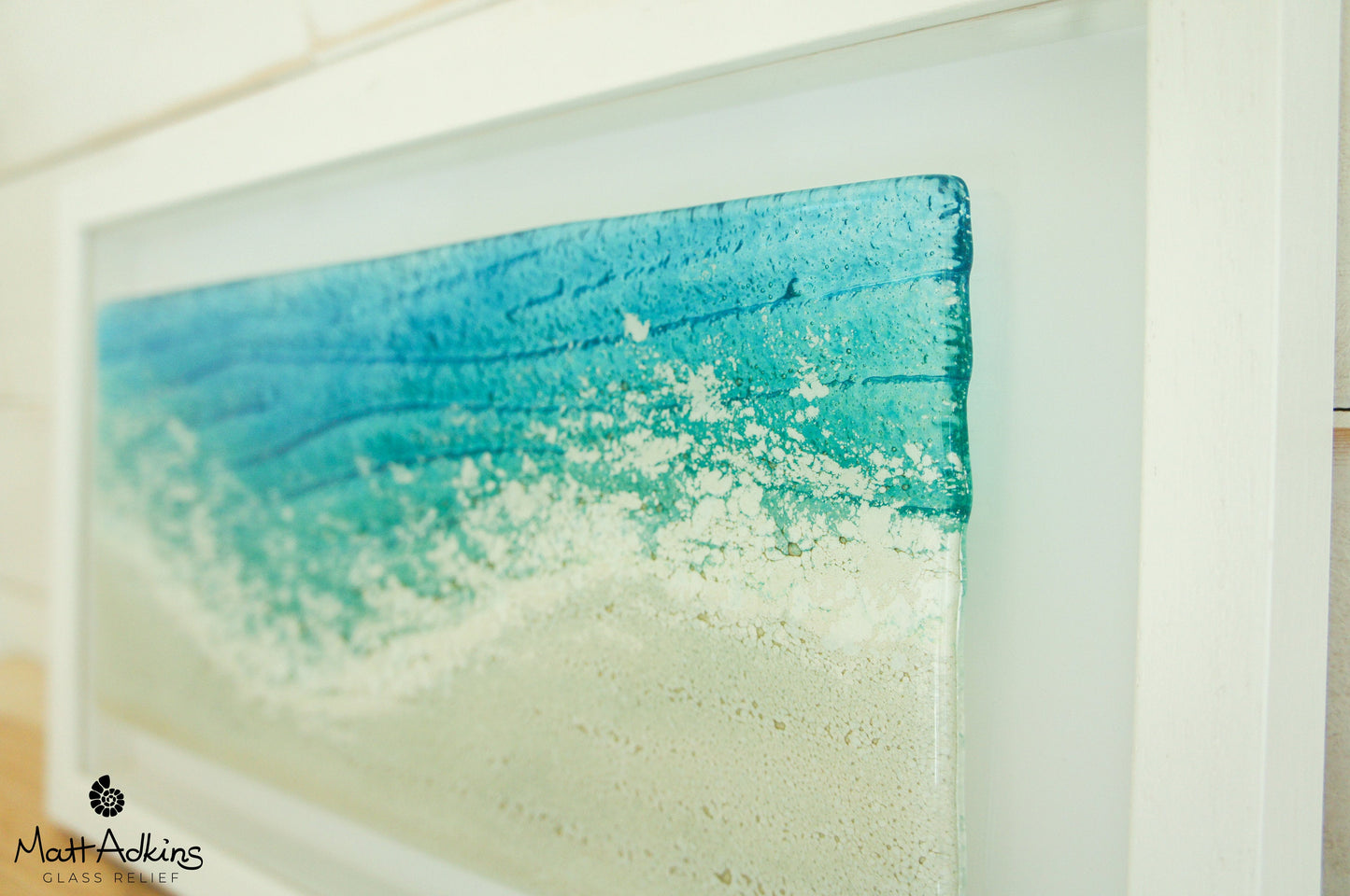 beach glass wall art