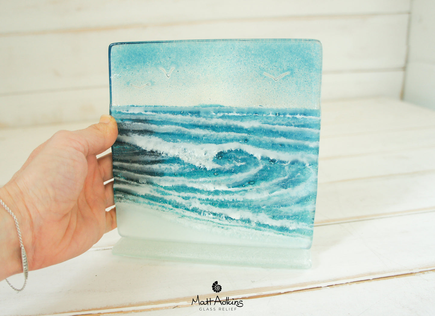 2 Rolling Wave Panels - Model 2 D1&2 - 15cm(6") on a foot