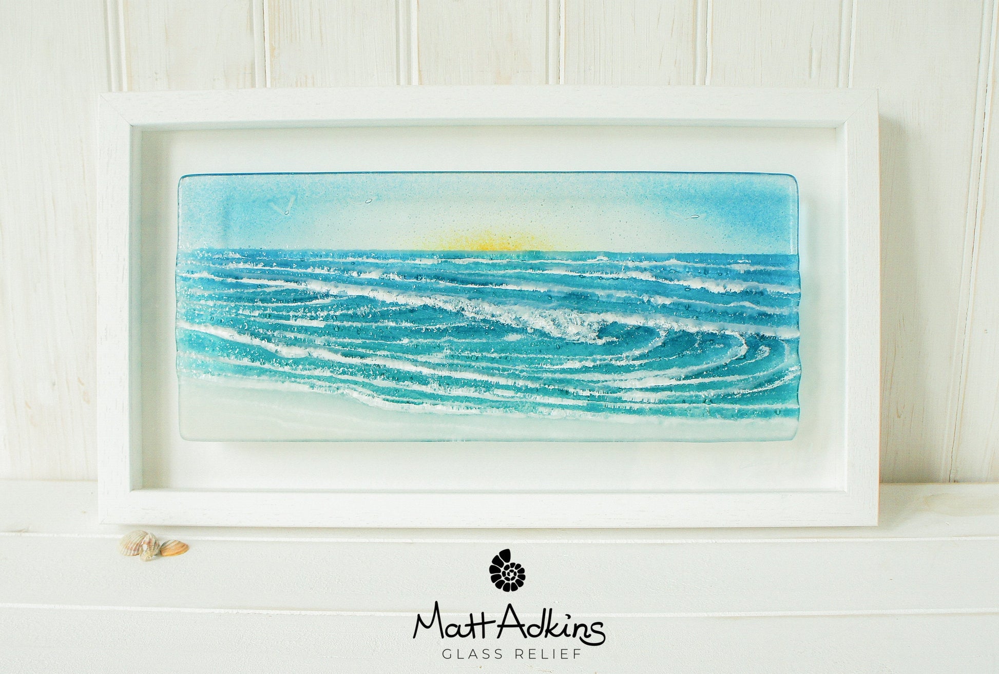 wave glass frame