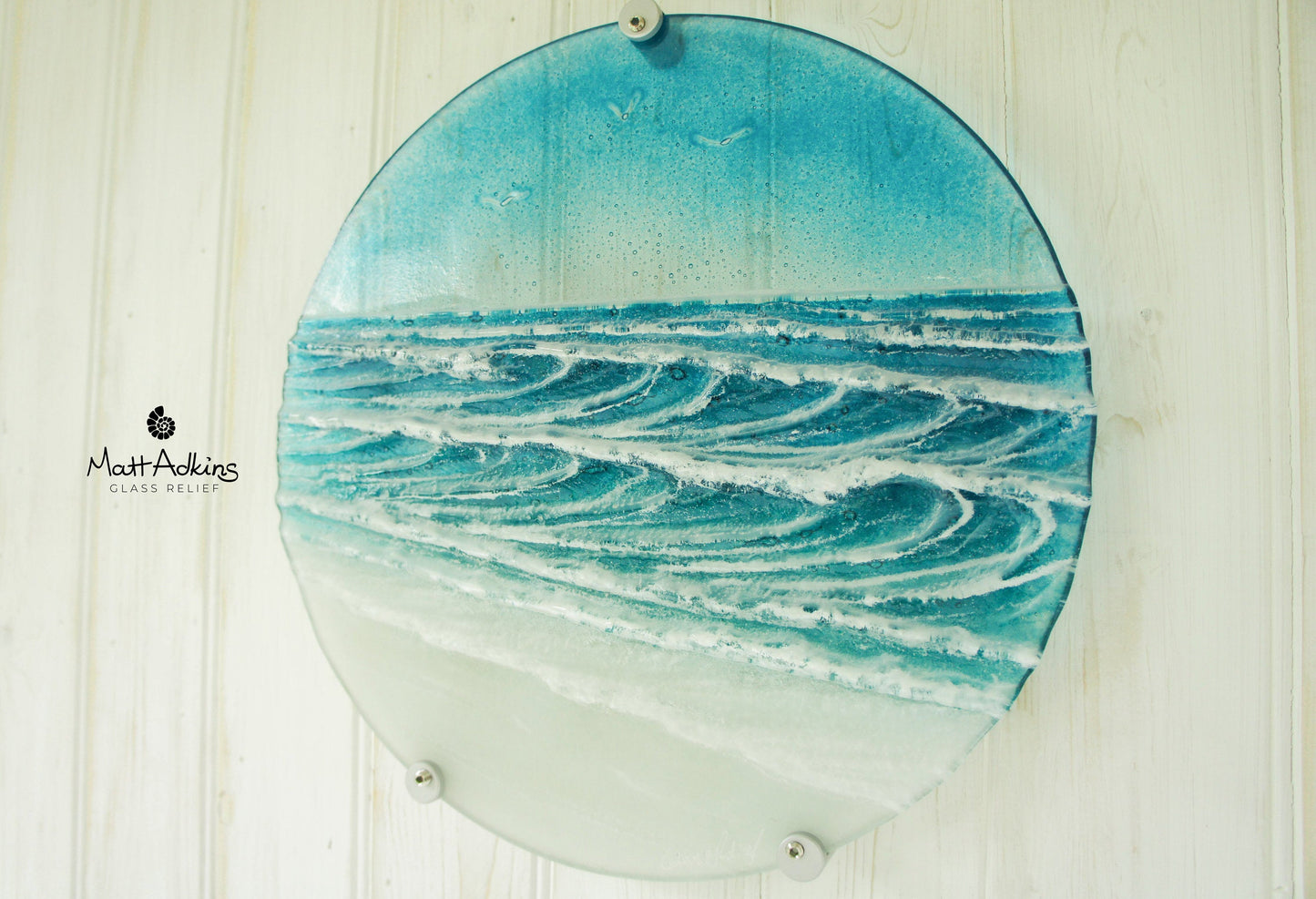 Wave Panel - Round - 29cm(11.5") with fixings