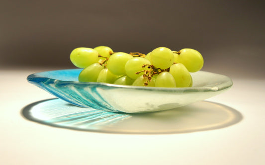 Small Turquoise Beach Bowl - 22.5cm(9")