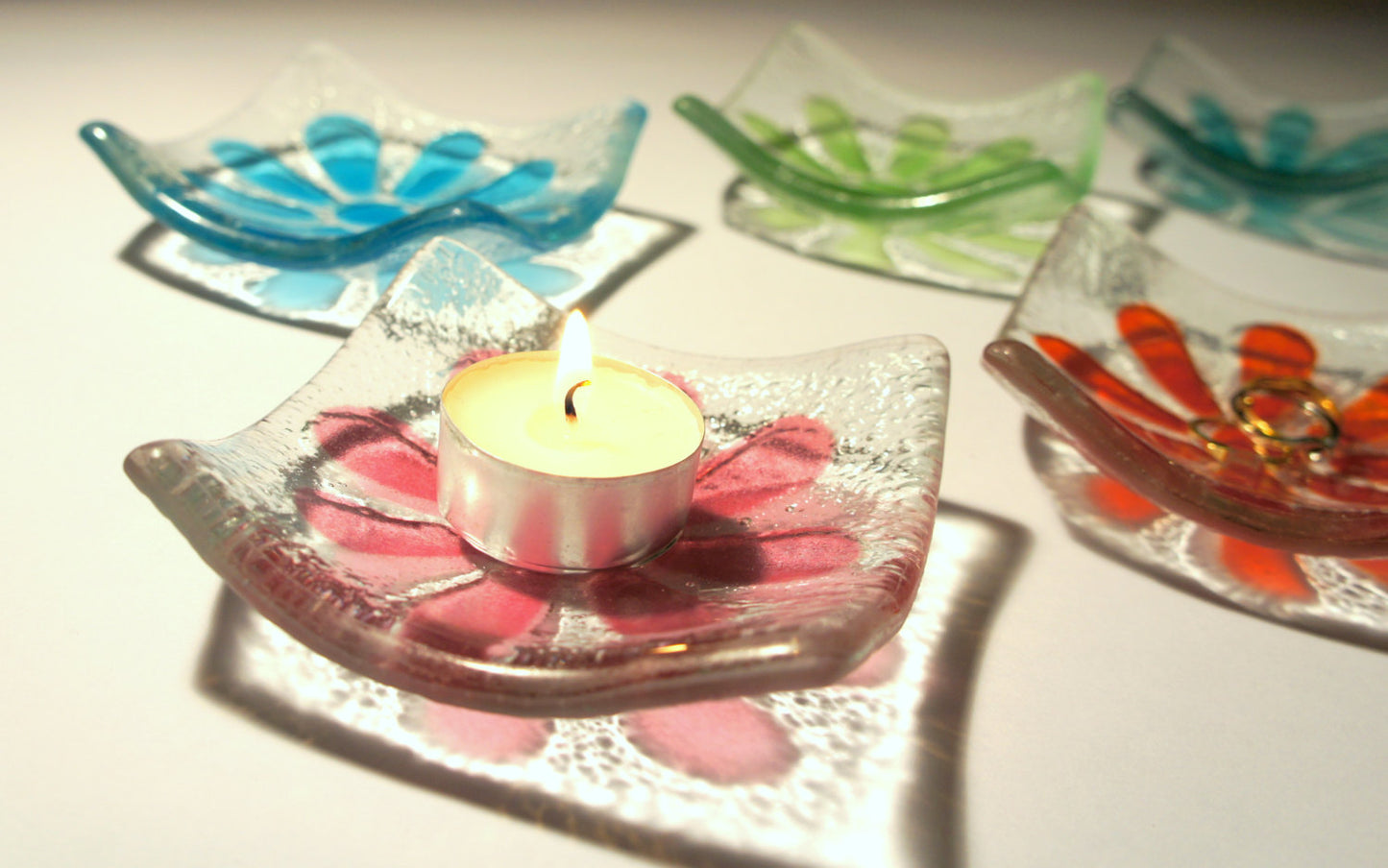 2 Daisy Ring Dish - Choose your colours - 10cm/4"