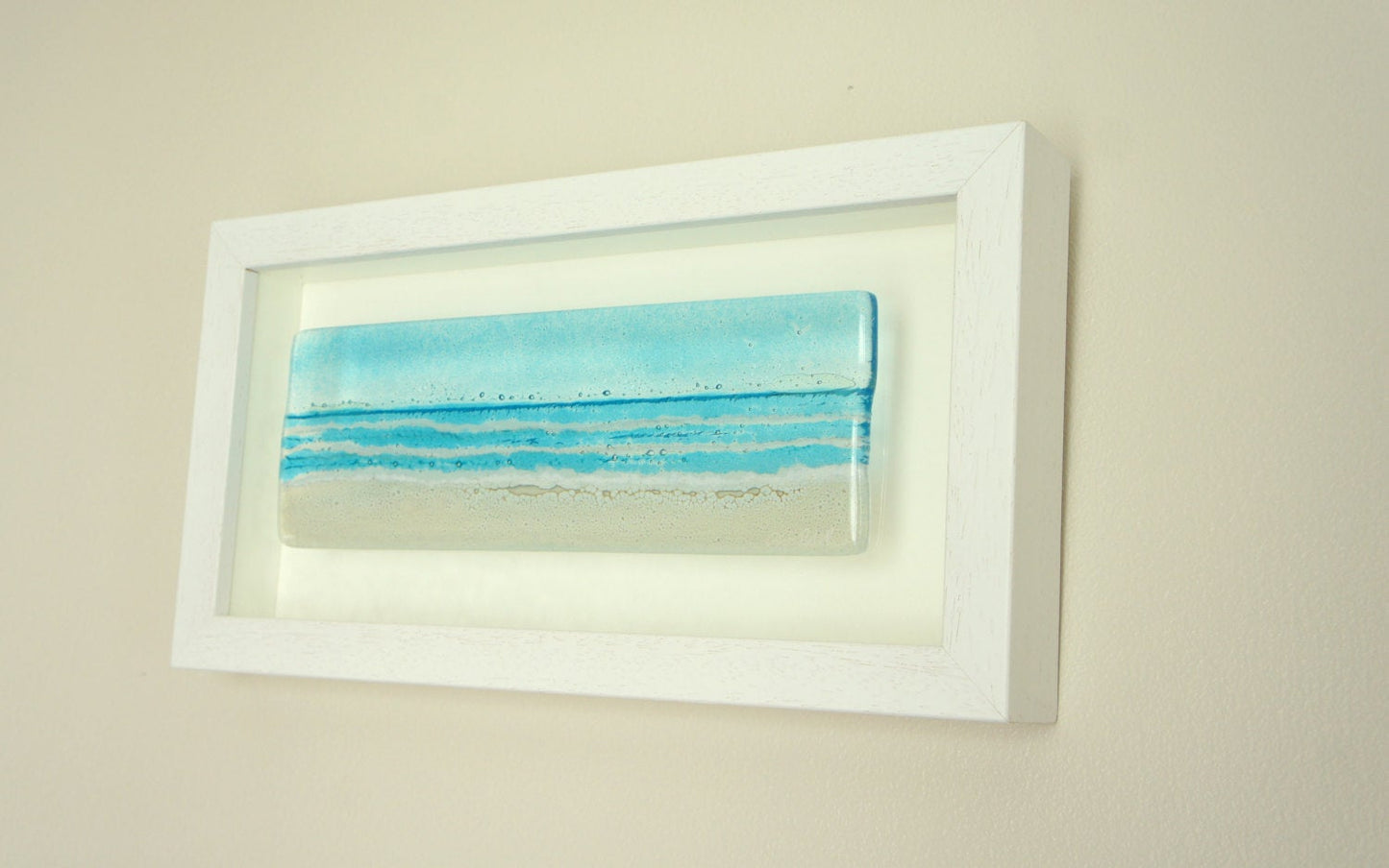 Beach Frame - Landscape - Turquoise - 34cmx18cm (13 3/8"x7")