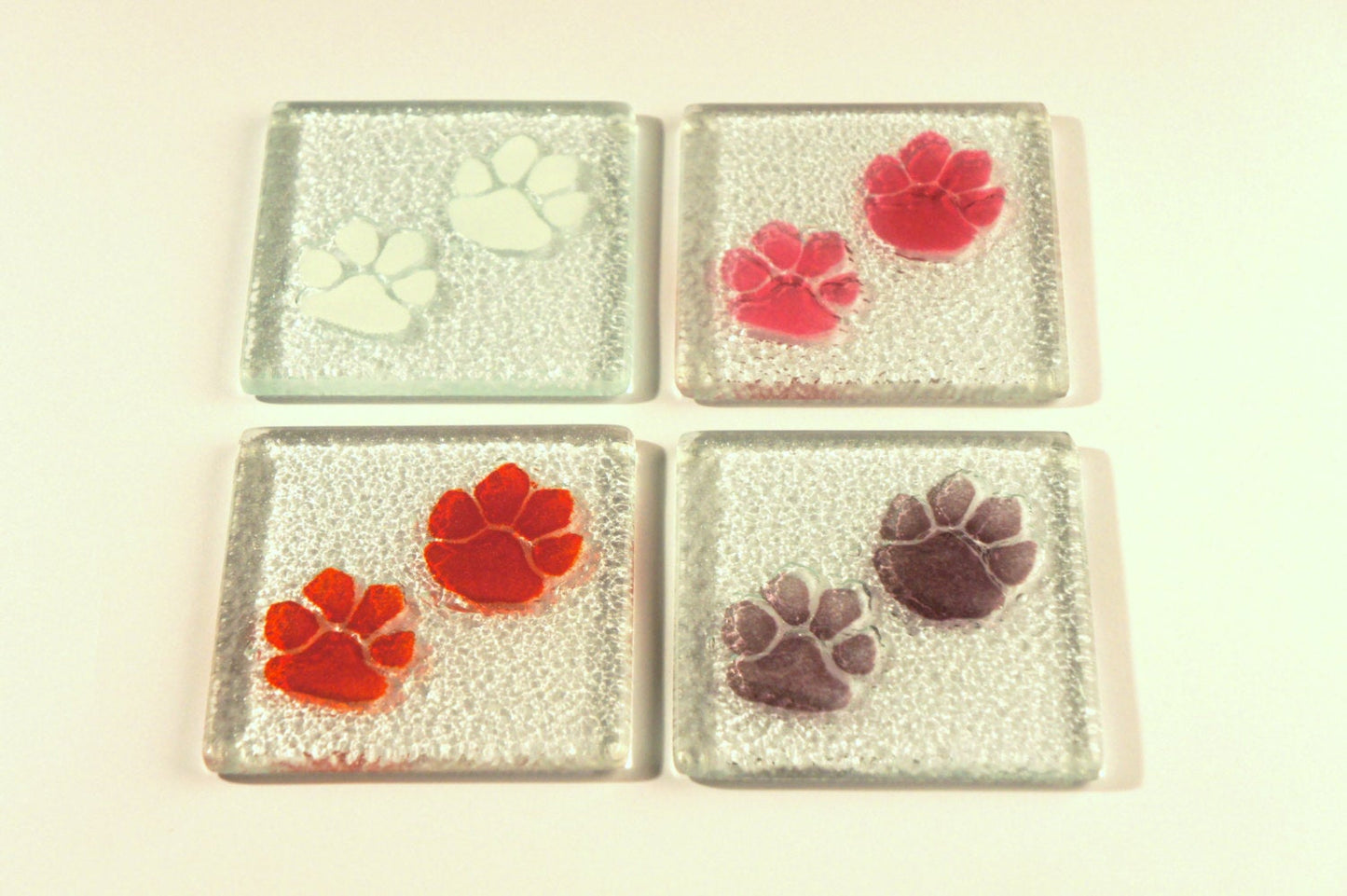 6 Paw Coasters - Choose your colours