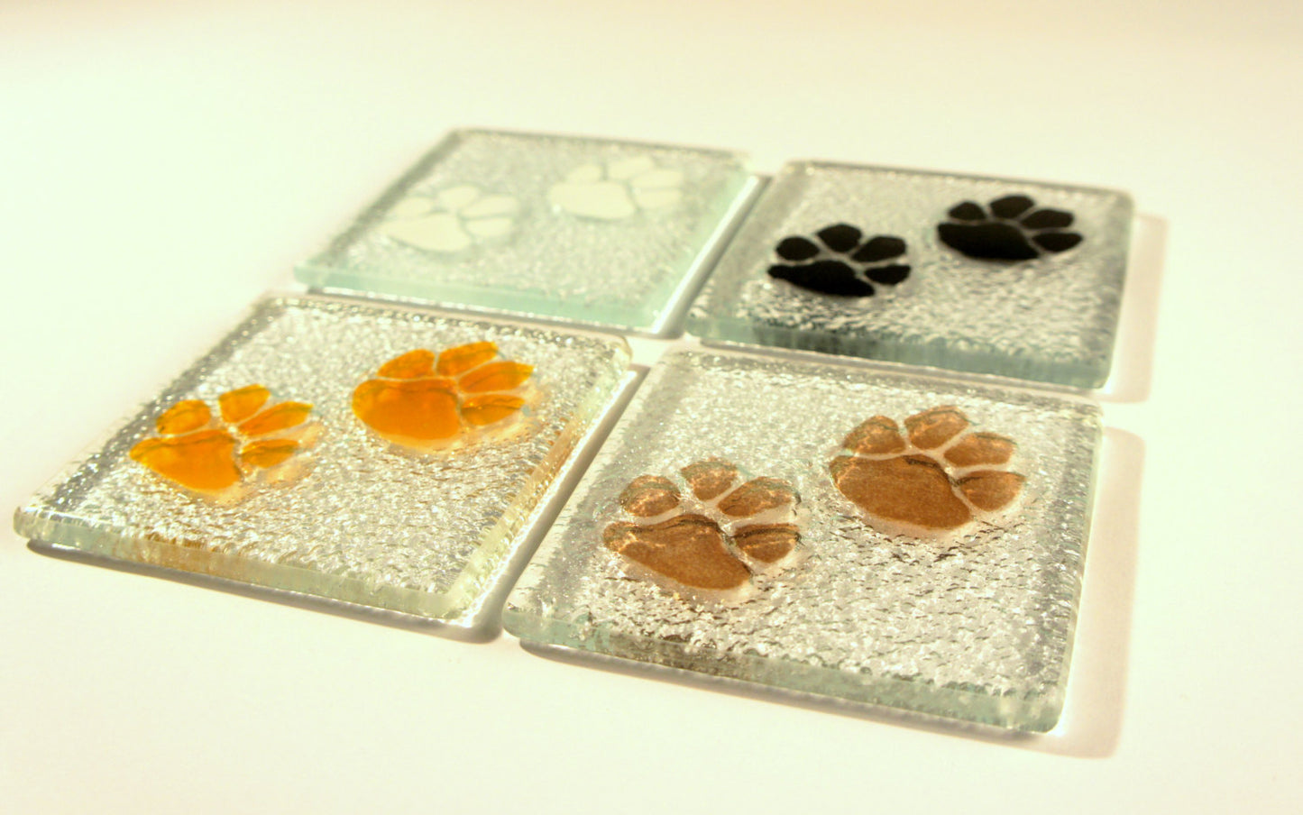 4 Paw Coasters - Choose your colours