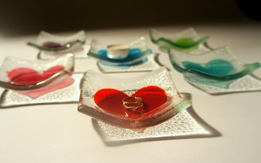 Heart Dish - Choose your colour - 10cm(4")